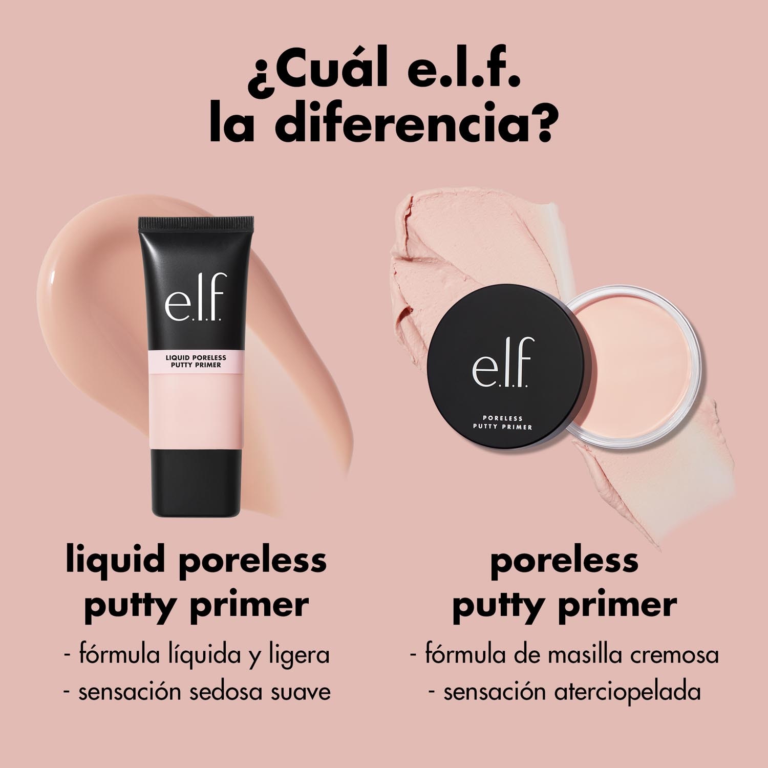 E.L.F. LIQUID PORELESS PUTTY PRIMER (PREBASE FACIAL LÍQUIDA SIN POROS)